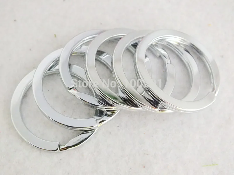 

1000pcs High quality key ring Rhodium Plated/ 20/25/28/30/32/33/35 mm diameter