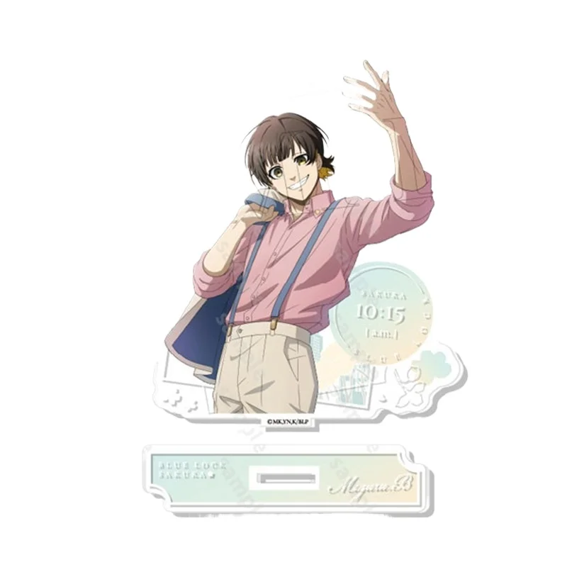 BlueLock 10 センチメートル/3.93 インチ Jieshiyi 蜂音楽バックスタンディングプレートアニメ周辺機器漫画アクリルアクセサリー誕生日装飾