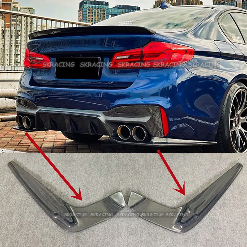 For BMW 5 Series G30 G38 New Style Rear Bumper Side Corner Splitters Aprons Car Body kit