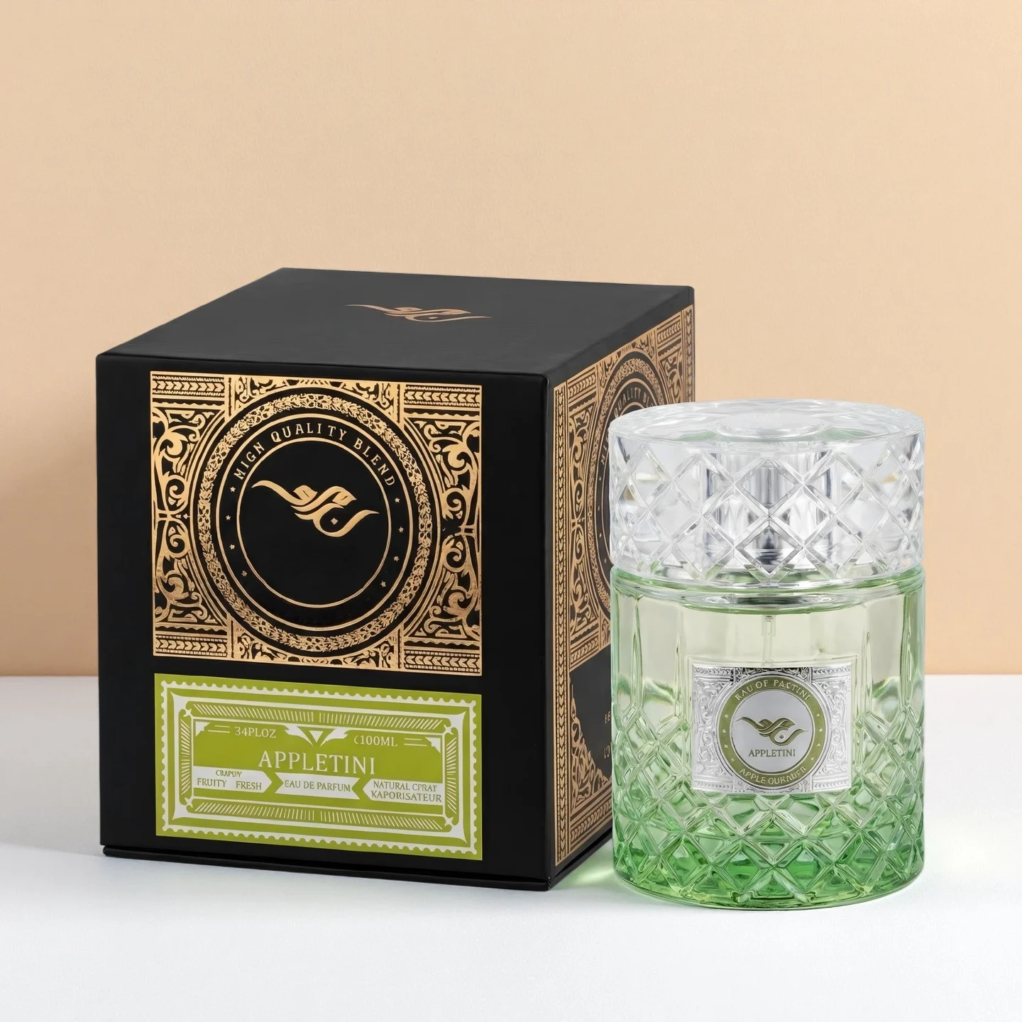 

Appletini 100ml 3.4oz Eau de Parfum, Unisex Gift Fragrance with Crisp Green Apple & Fresh Fruity Scent