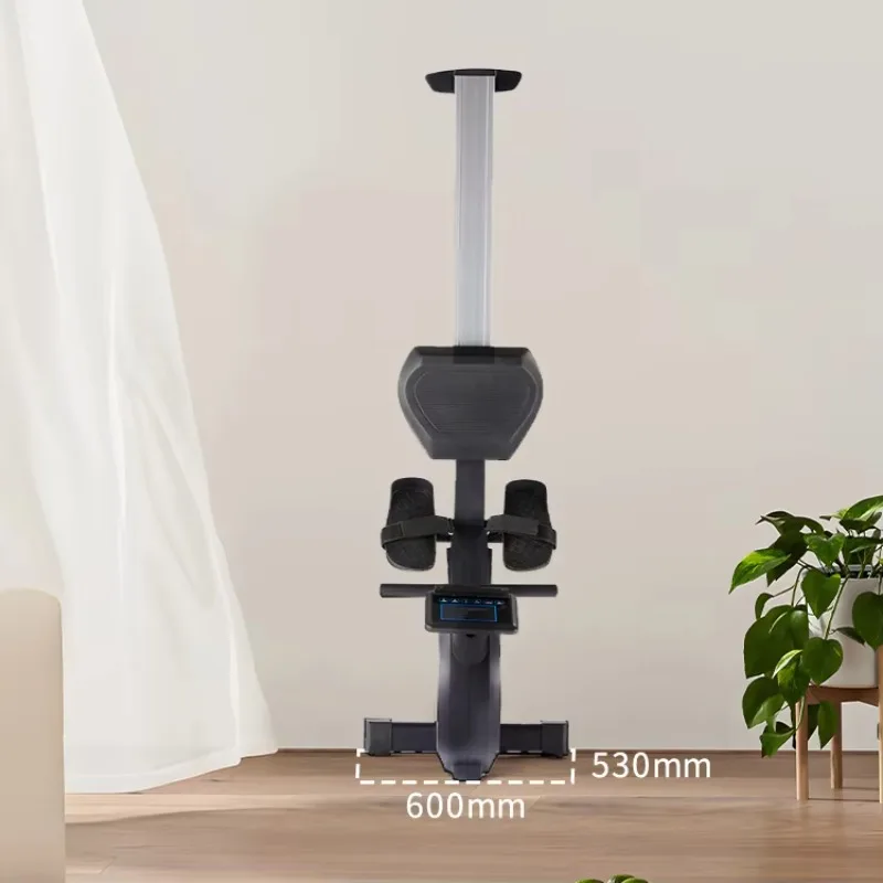High-Intensity Air Rower Rowing Machine with 8-Level Magnetic Resistance Aluminum Sliding Tube for Home & Commercial Use
