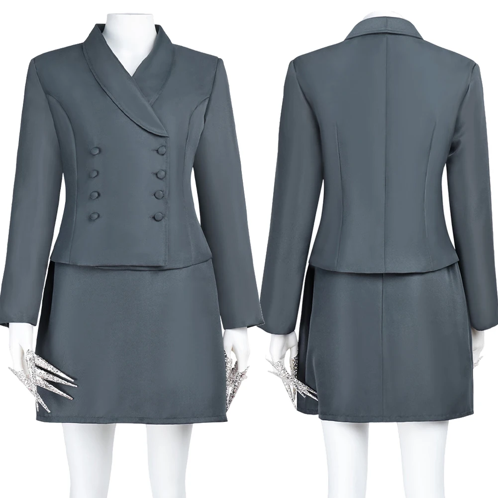 

Костюм для косплея Nosferatu, вампира Люси Харкер, пальто, юбка, комплект одежды для ногтей, женская одежда на Хэллоуин, карнавал, вечеринку