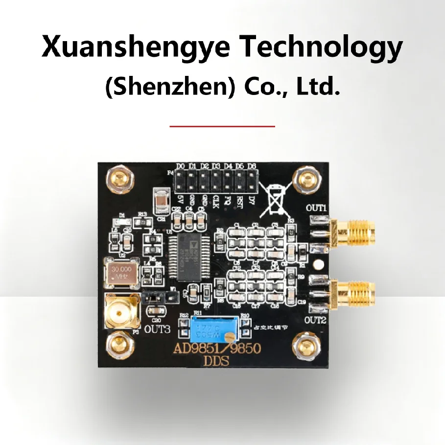 AD9851 High-Speed DDS Module, Signal Generator Module, Sine & Square Wave Signal Generator