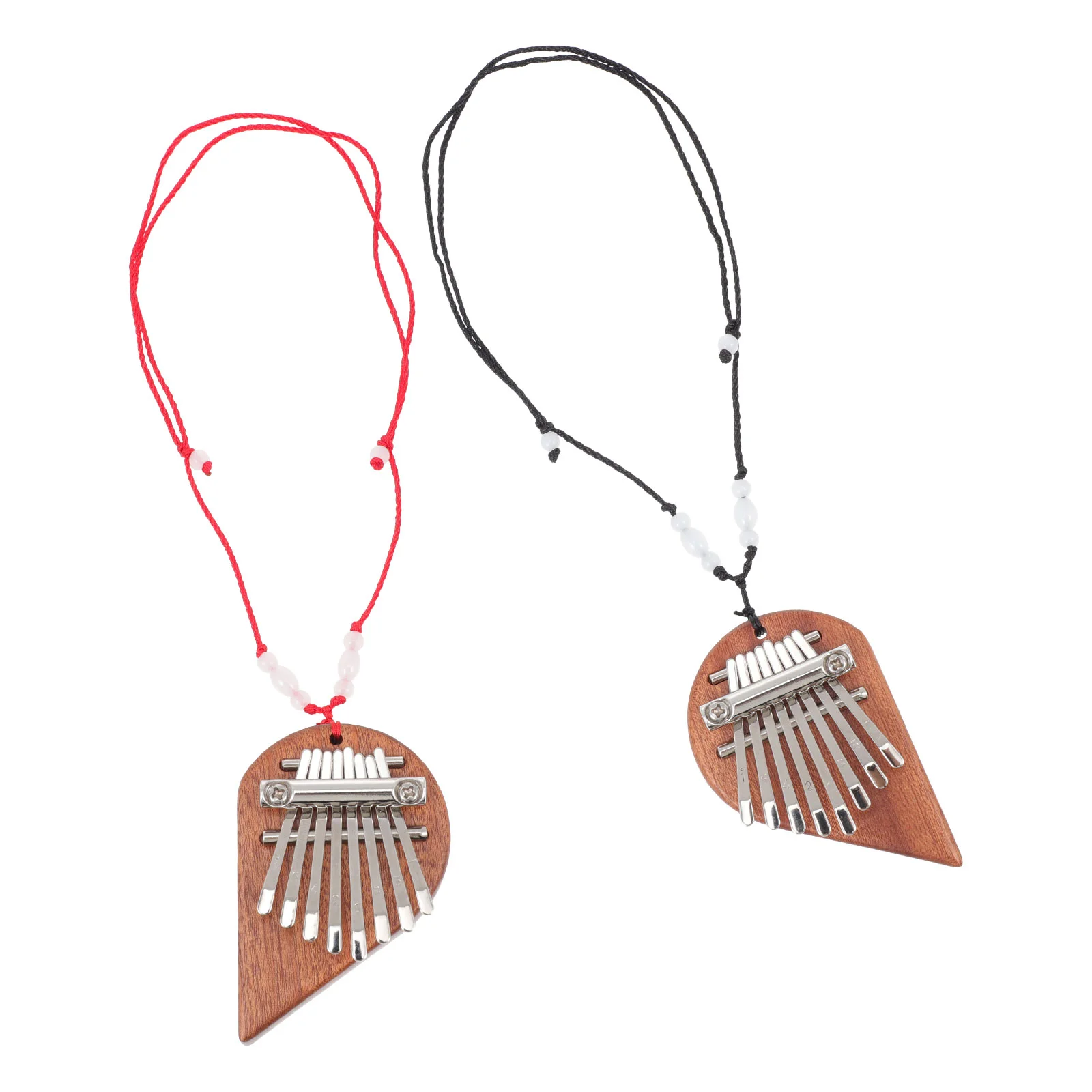 

2 Pcs Octave Kalimba Instrument Keyboards Music Instruments Thumb Finger Pianos Musical Toys Delicate Portable Accessories Mini