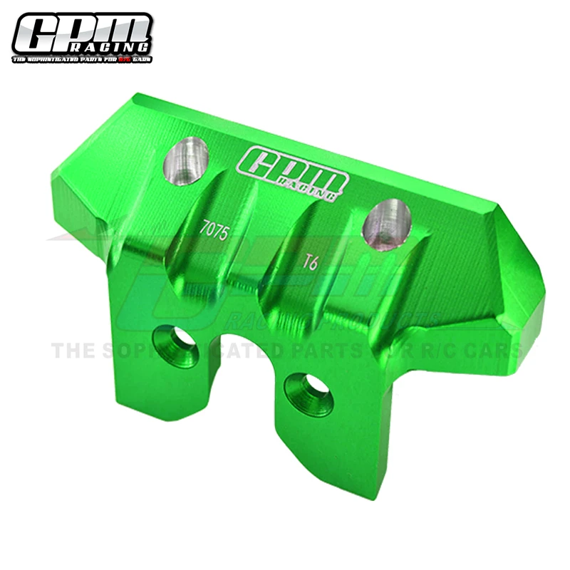 GPM-Pare-chocs arrière en aluminium 7075 pour TRAXXAS, 1/8, Sledge Monster Truck, 95076-4