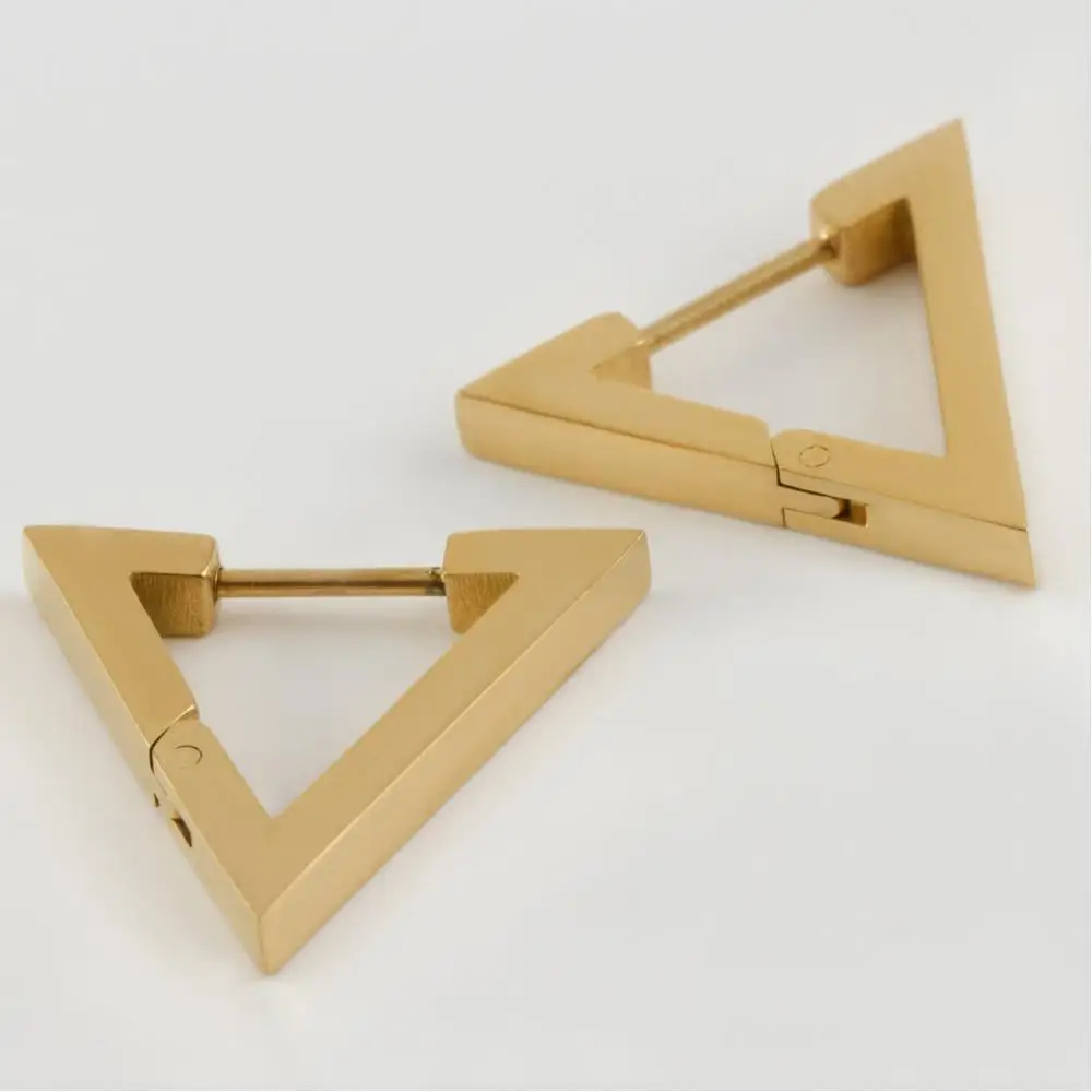 Triangle Luxury Steel Earrings 2 cm