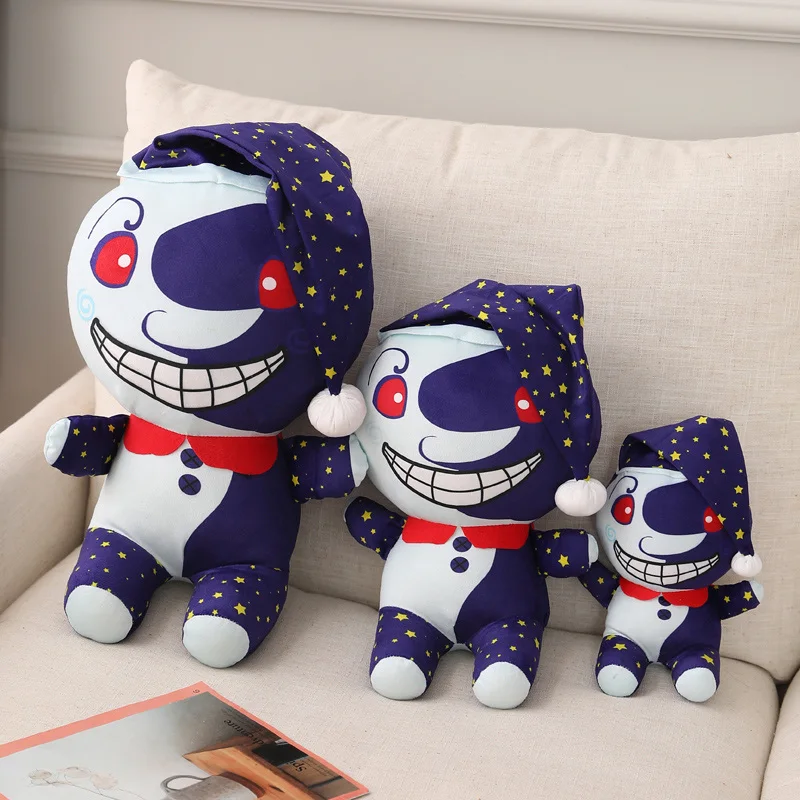 Neue sundrop fnaf sun clown plüschtiere gefüllt hochwertige neue art geschenke für kinder home decro 25/35/45cm