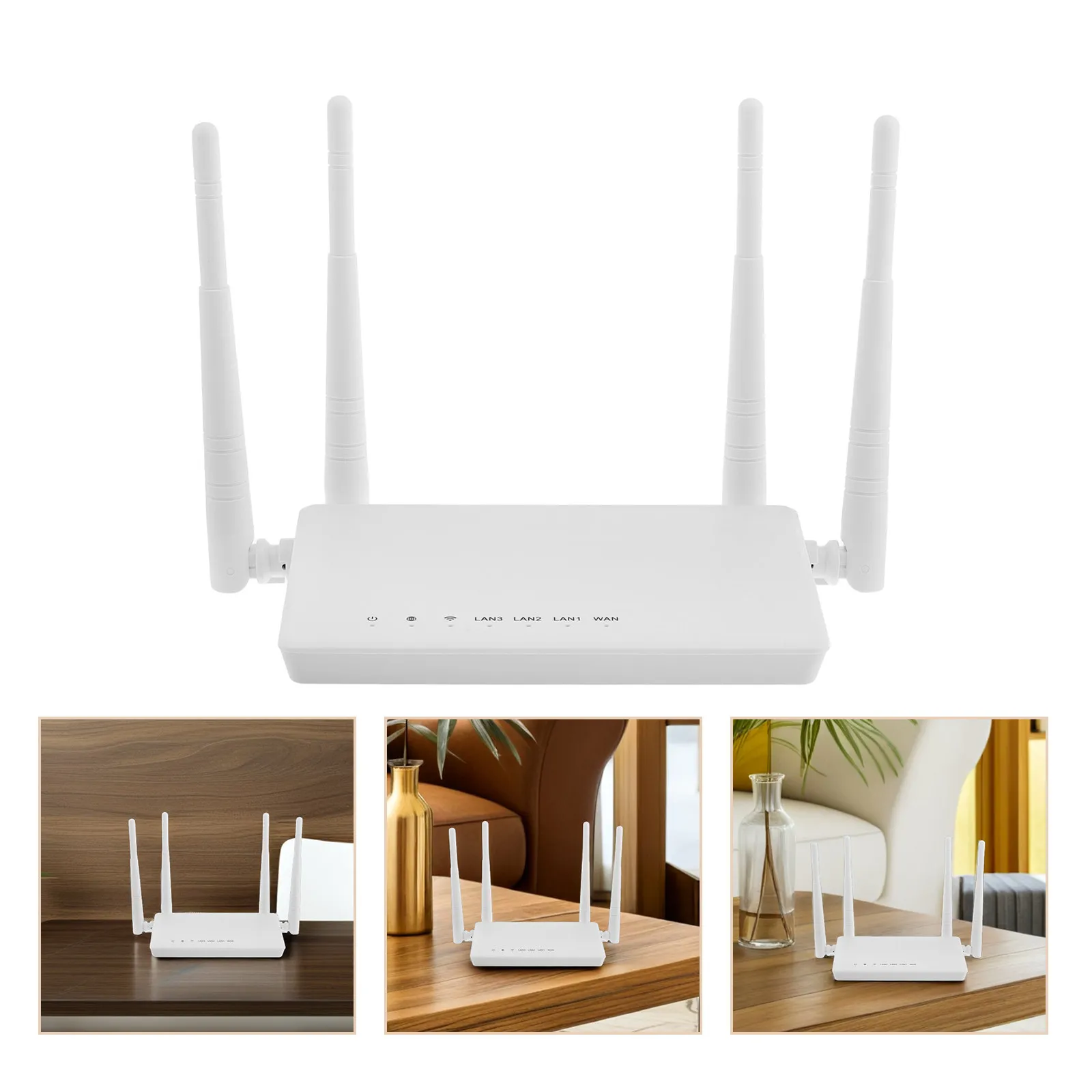 High Gain Wireless Router 300mbps High Speed Internet Router for Home Office Computers Phones Wireless Cameras Us Plug