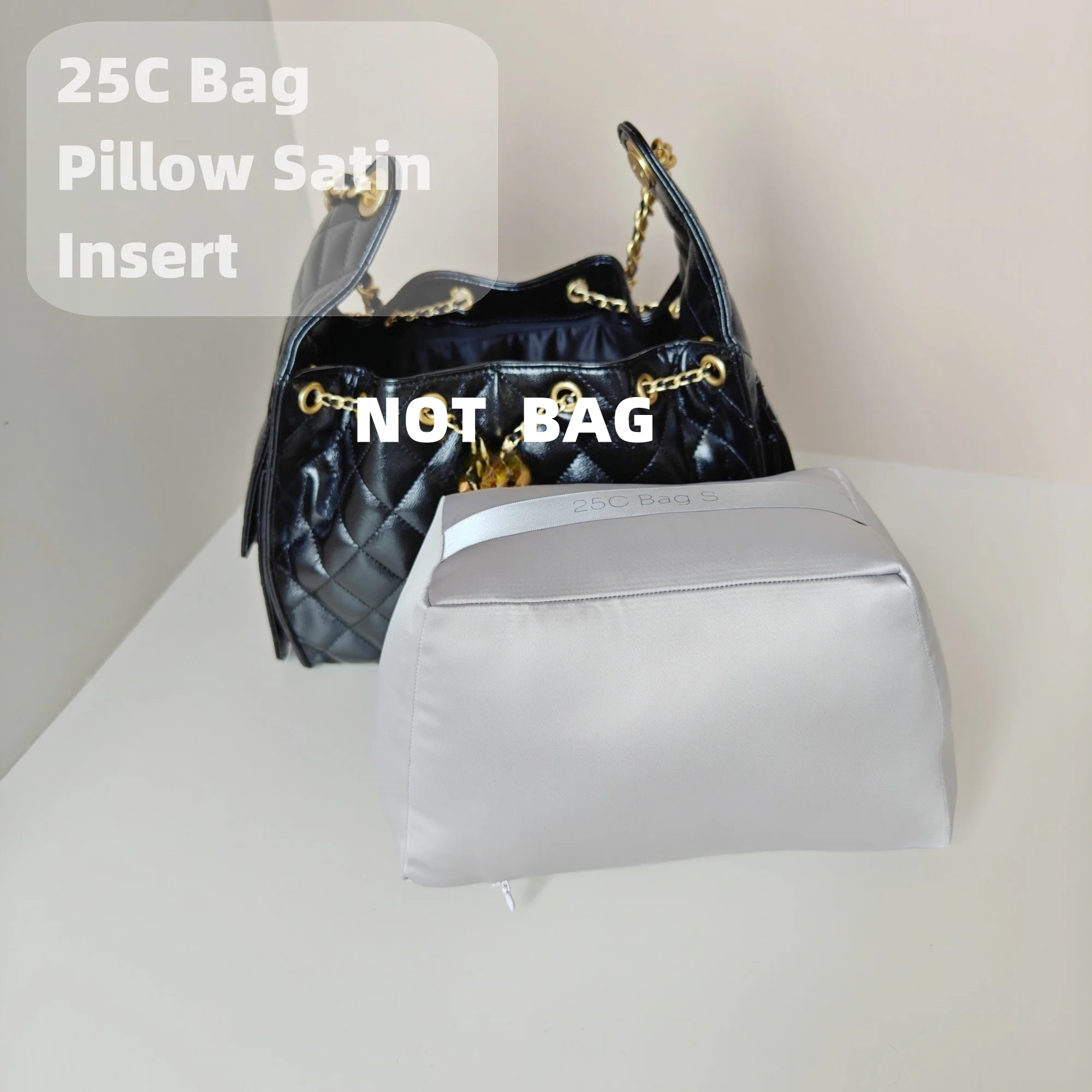 

Подходит для сумки CC 25c, сумка-органайзер, подушка, внутренний кошелек, портативные косметички, легкая тонкая атласная сумка, подушка и вставка, формирователь сумки