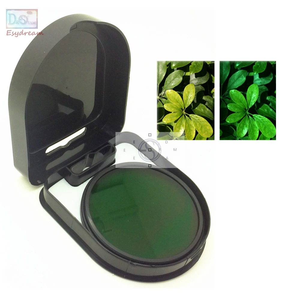 Full Green Color Lens Filter for Canon Nikon Camera Lenses 37 40.5 46 49 52 55 58 62 67 72 77 mm 49mm 52mm 55mm 58mm 67mm 77mm