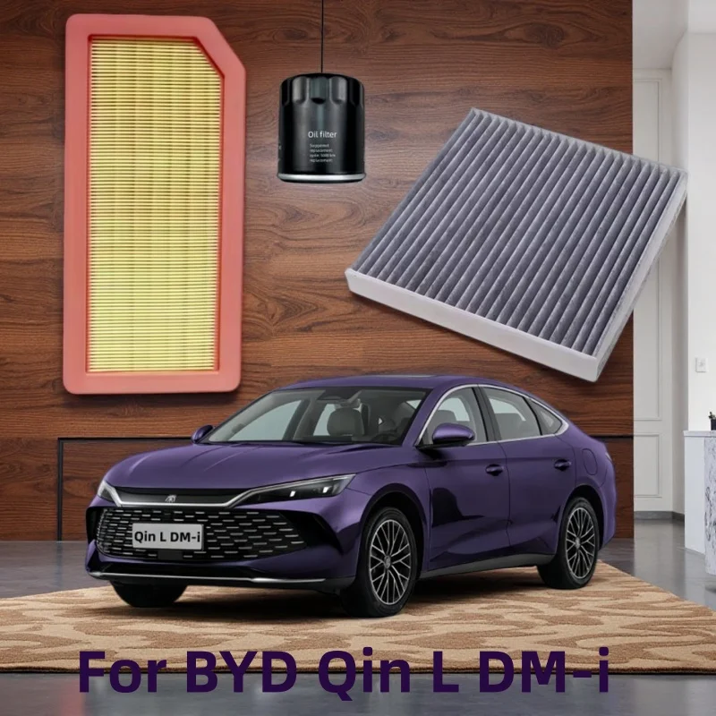 

3pcs / For BYD Qin L DM-i 1.5T hybrid Oil Filter, Air Filter, Cabin Air Filter / Auto Parts
