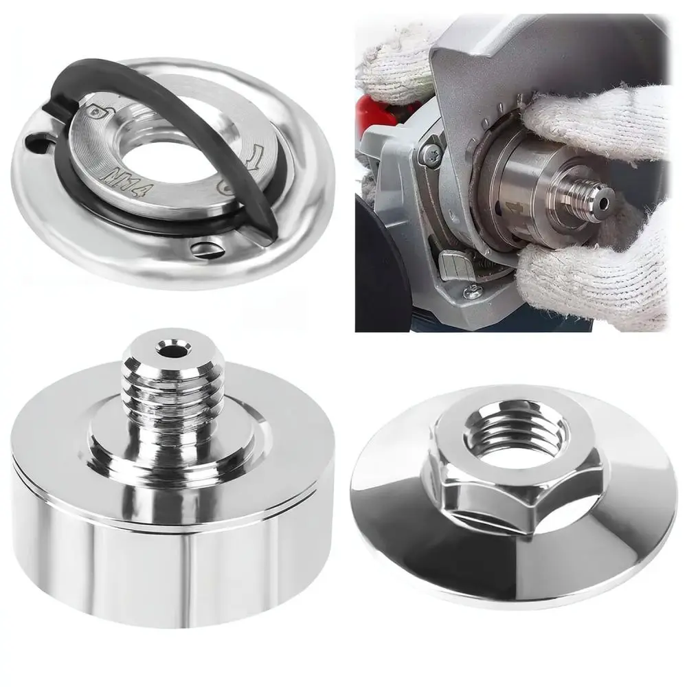 Angle Grinder Quick Release Flange Nut M14 M10 5 8 11 Adapter Fast Lock Plate Power Tool Replacement Accessory Heavy Duty