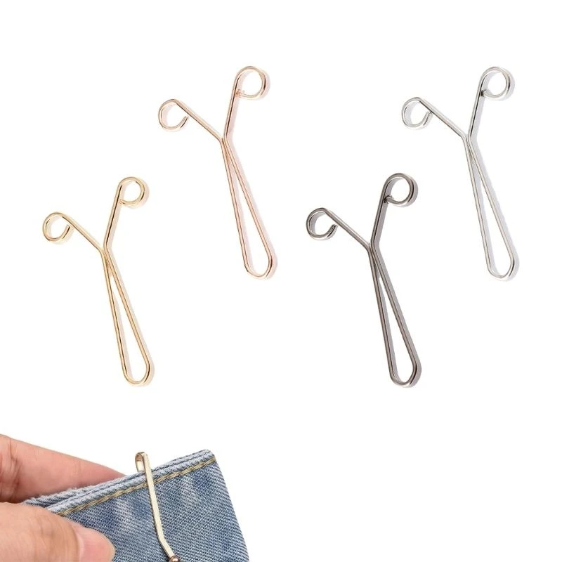 

X6HE Lightweight Rolled Cuff Clips Adjustable Design Y Shaped Cuff Fastener For Jewelry Making And Fashion Accessories