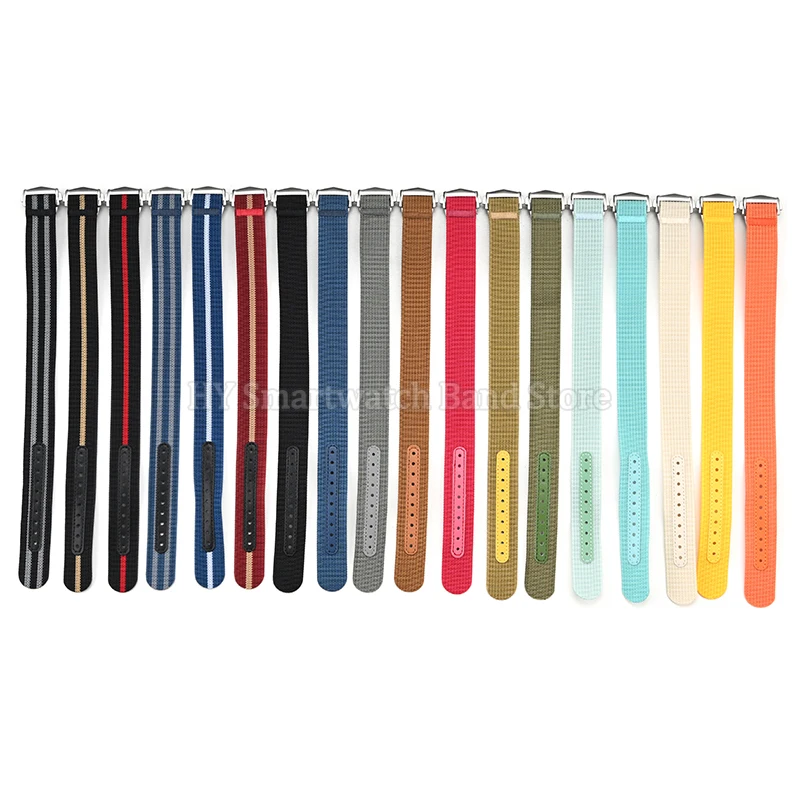 高品質ナイロン時計ストラップ 20mm 22mm オメガ、スウォッチ対応 防水腕時計バンド メタル製折りたたみ式クラスプ 男女兼用 ベルトアクセサリー