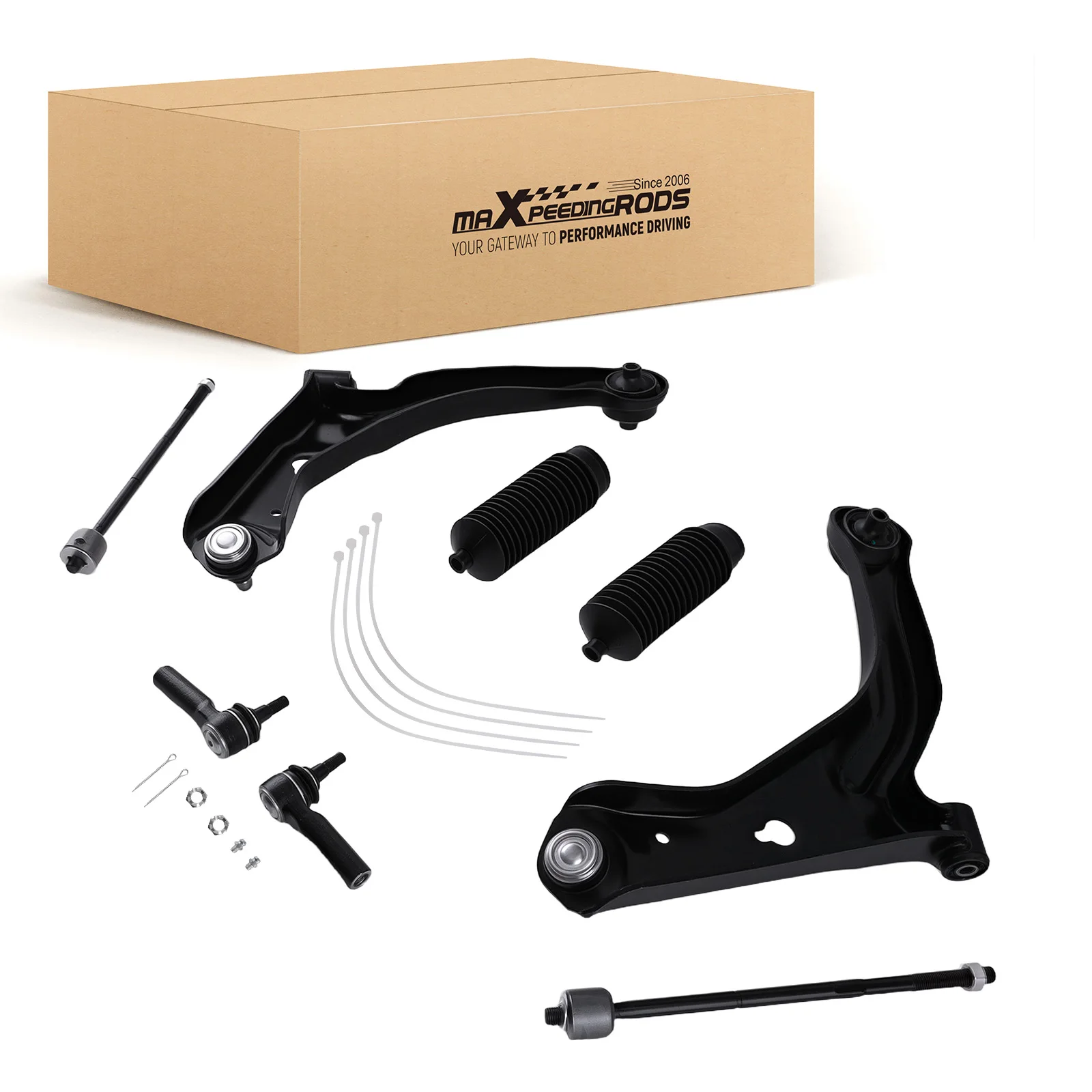 

Front Suspension Lower Control Arms Tie Rods for 2009-2012 Ford Escape Mariner