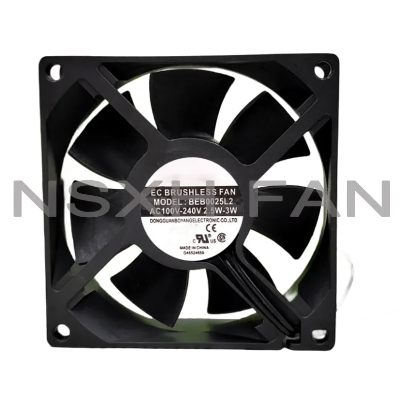 Ventilador de refrigeração BEB0025L2, 100V-240V, 2.5W -3W, 6cm, 606025