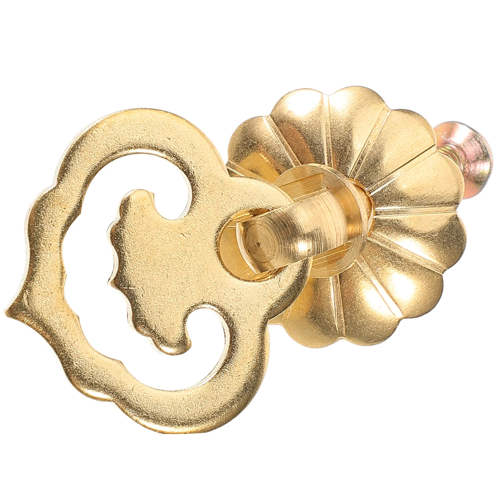 

Furniture Single Hole Door Ring Drawer Pull Brass Chinese Style Cabinet Knob Vintage Brass Handle For Drawer Dresser