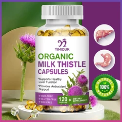 Milk Thistle Extract Liver Protection Capsule Protect Liver & Blood Vessels Supports Appetite Promotes Detoxification Health