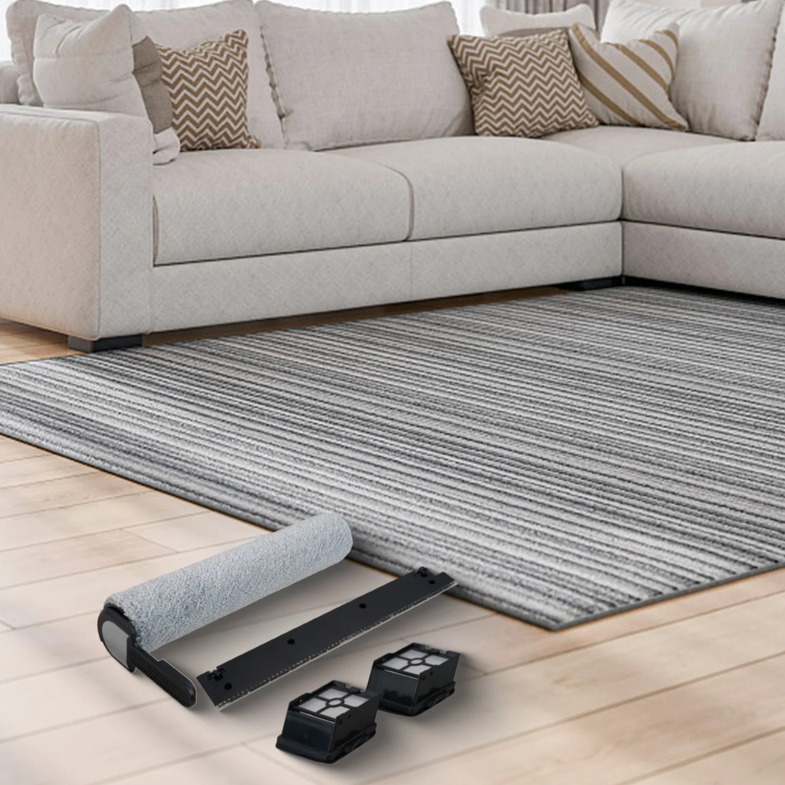 

High Efficiency Roller Brush and Filter Set for Ultenic Vacuum For AC1 For Elite Designed for Thorough Cleaning