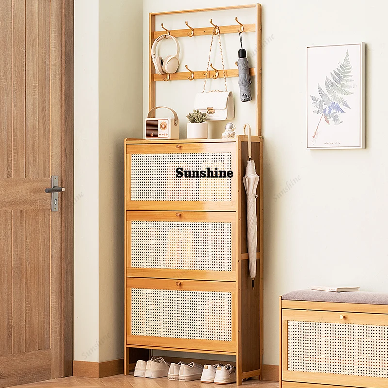 High Rustic Living Room Cabinets Rattan Space Saving Vintage Elegant Living Room Cabinets Classic Modern Meuble Salon Furniture
