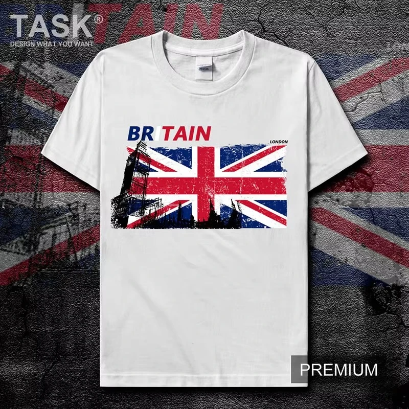 البريطانية لاندمارك بناء لندن إليزابيث برج BigBen تي شيرت 100% القطن س الرقبة قصيرة الأكمام الصيف عادية قميص رجالي
