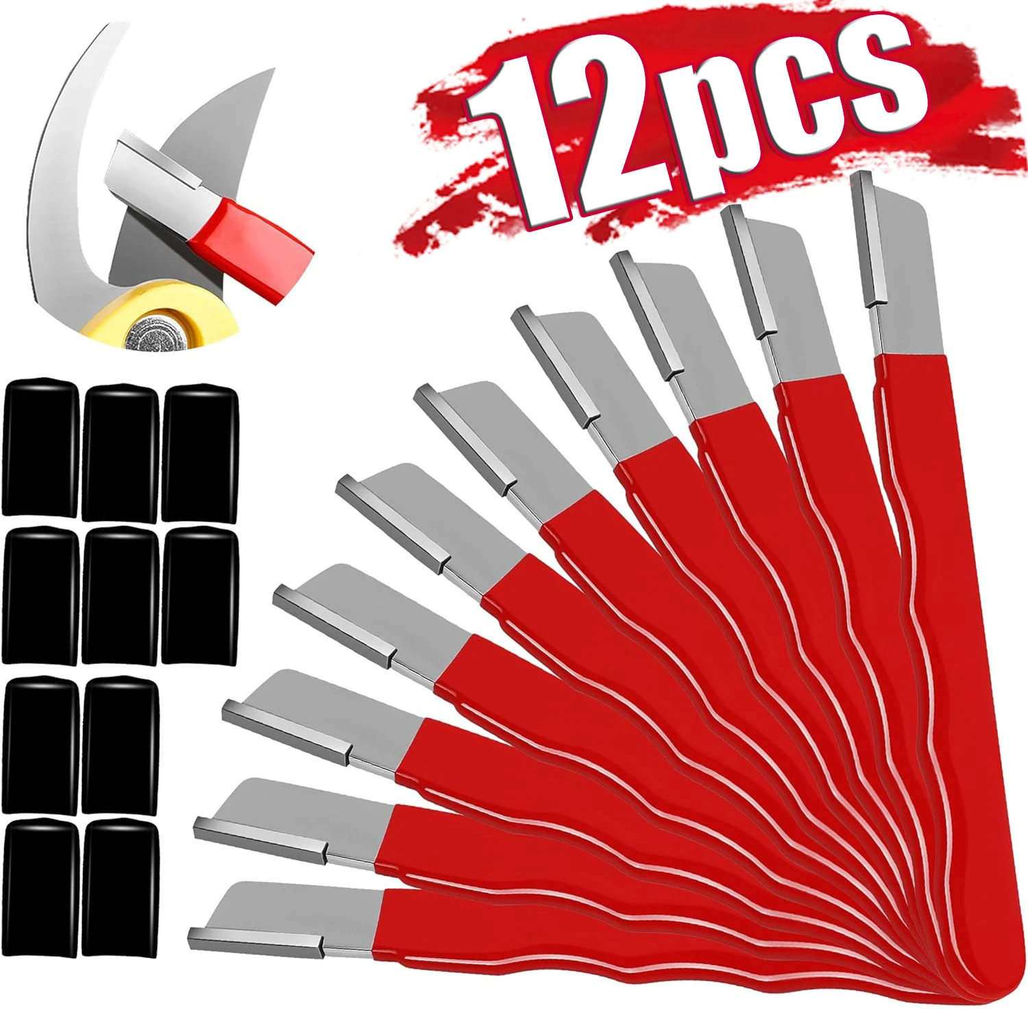 1-12Pcs Portable Kn…