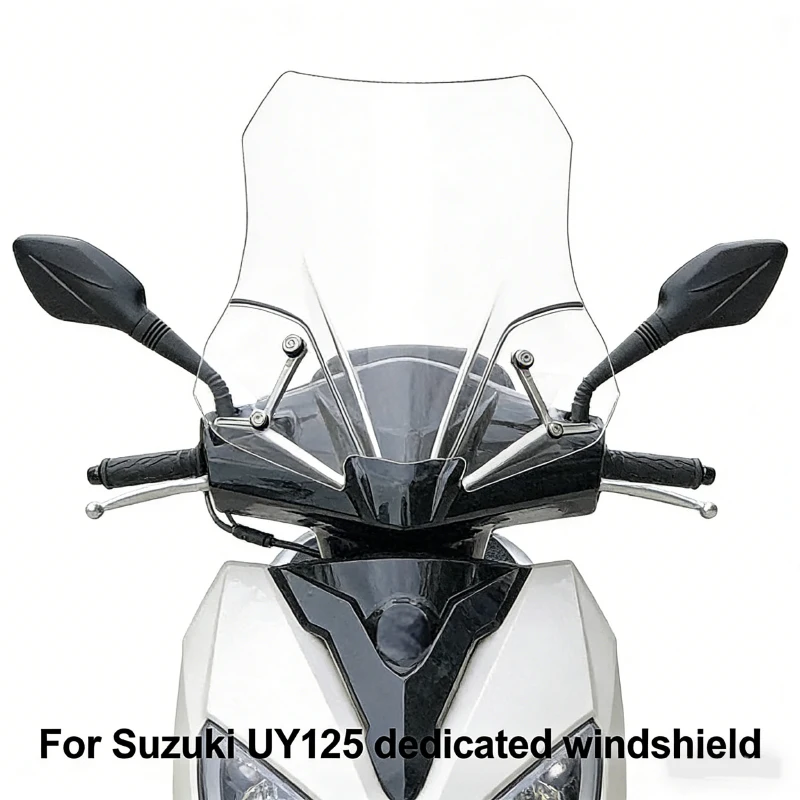 For Suzuki UY125 windshield modification accessories Suzuki UY125 motorcycle front windshield bracket + windshield