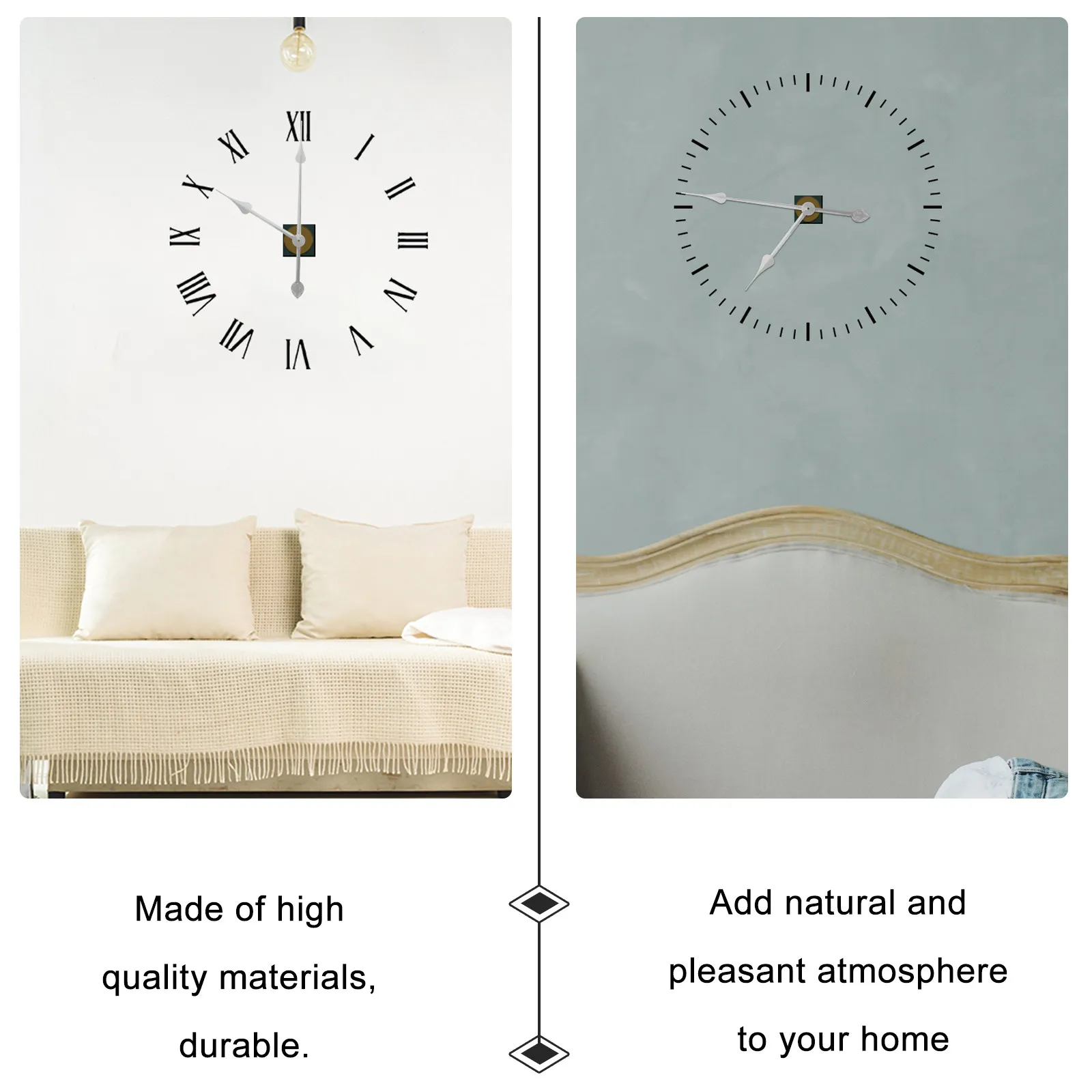 4Pcs High Quality Aluminum Clock Hands Silent Precision Quartz Movement Compatible Easy Installation Clock Pointer Replacement