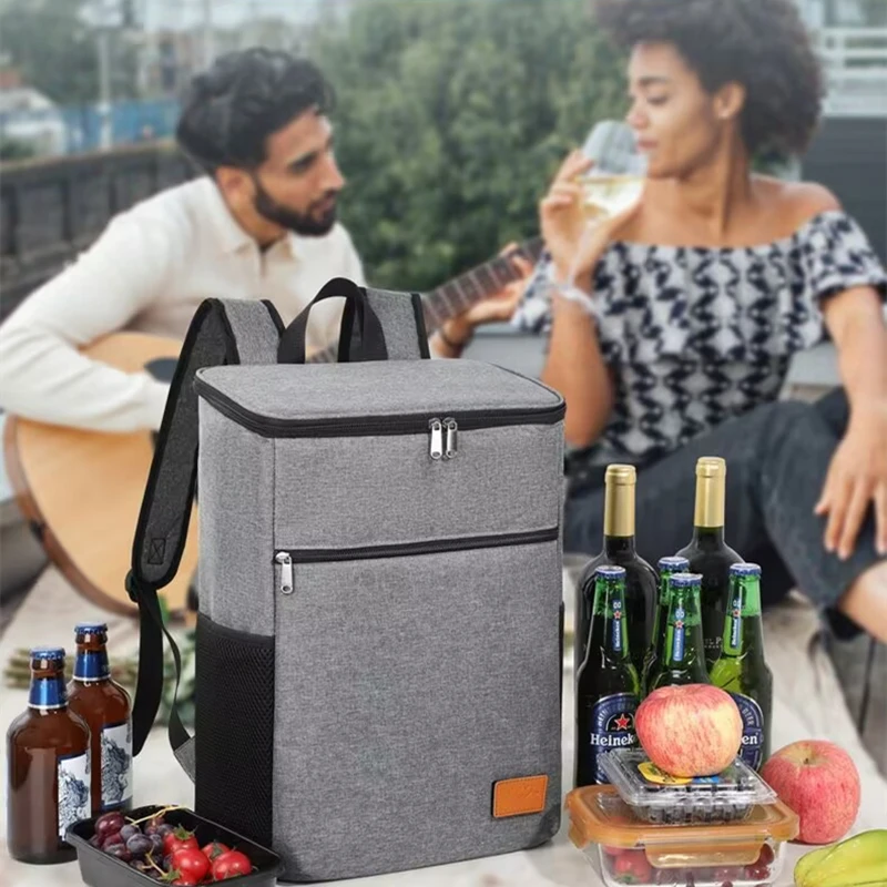 

Outdoors Thickening Backpacks Portable Thermal Waterproof Bag Durable Waterproof Cooler IceCase Camping Picnic Backpacks Icebox