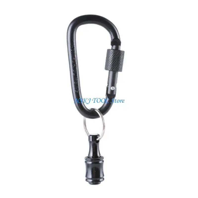 

L8RC Portable Drill Bit Keychain Organizers, 1/4inch Hexagonal Shank Socket Adapter, Unique Gift Suitable For Dad And Husband