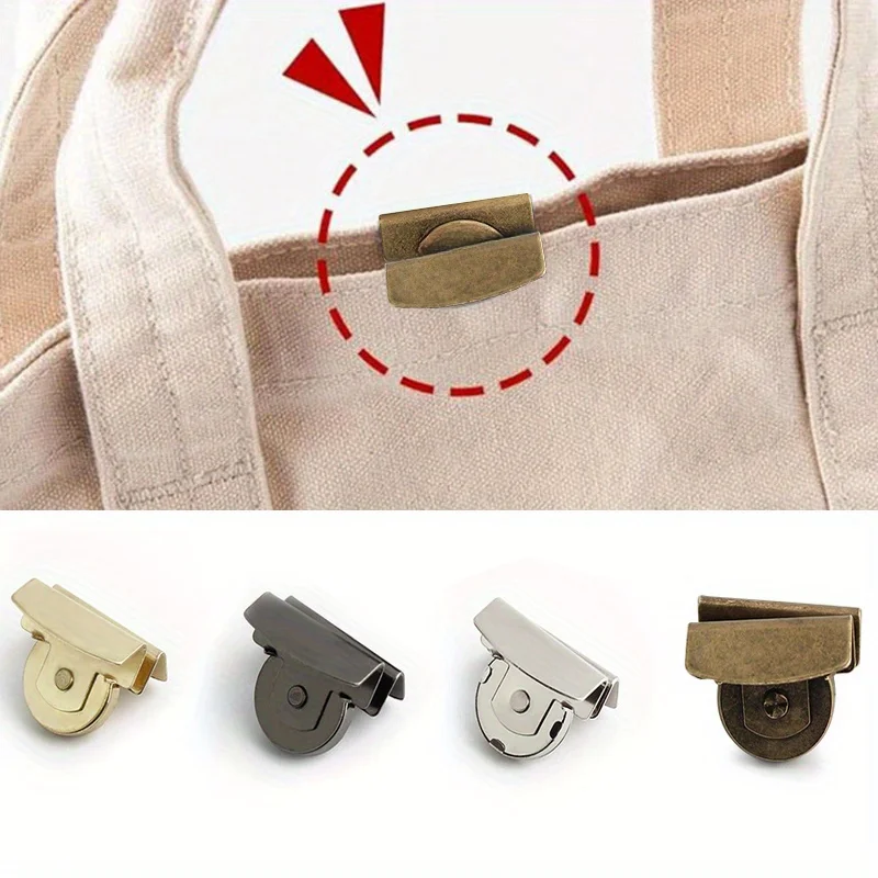 1pc Canvas Bag Wallet Edge Magnetic Snap Closure,No-Sew Magnetic Buckle for Single-Shoulder Bags & Clothes, DIY Crafts Accessory