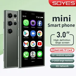 SOYES S23 pro Mini Smartphone 3.0-Inch Display 16GB HD Dual Camera Dual SIM Quad-Core Miniature Cell Phone