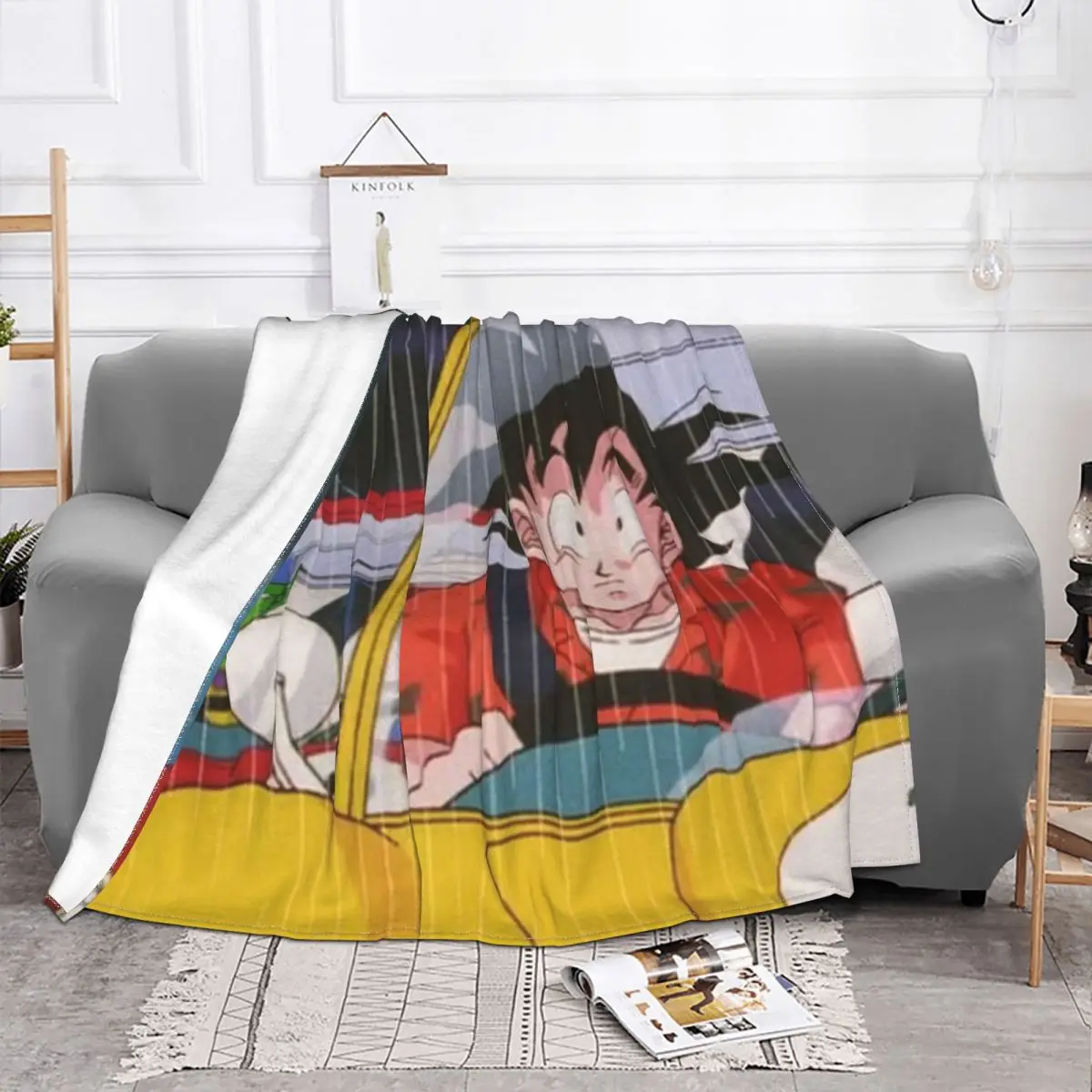 Dragon Ball Z Dragonball Anime Merch Blanket Soft Flannel Throw Blanket Comfortable Bedspread