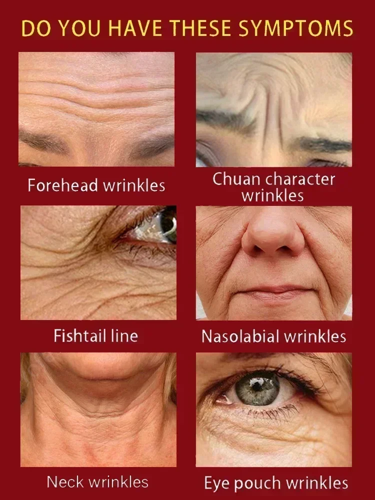 Anti-aging Serum Face Neck Forehead Wrinkles Removal Moisturizing Reduces Fine Lines Lifting Firming Tightens Skin Product