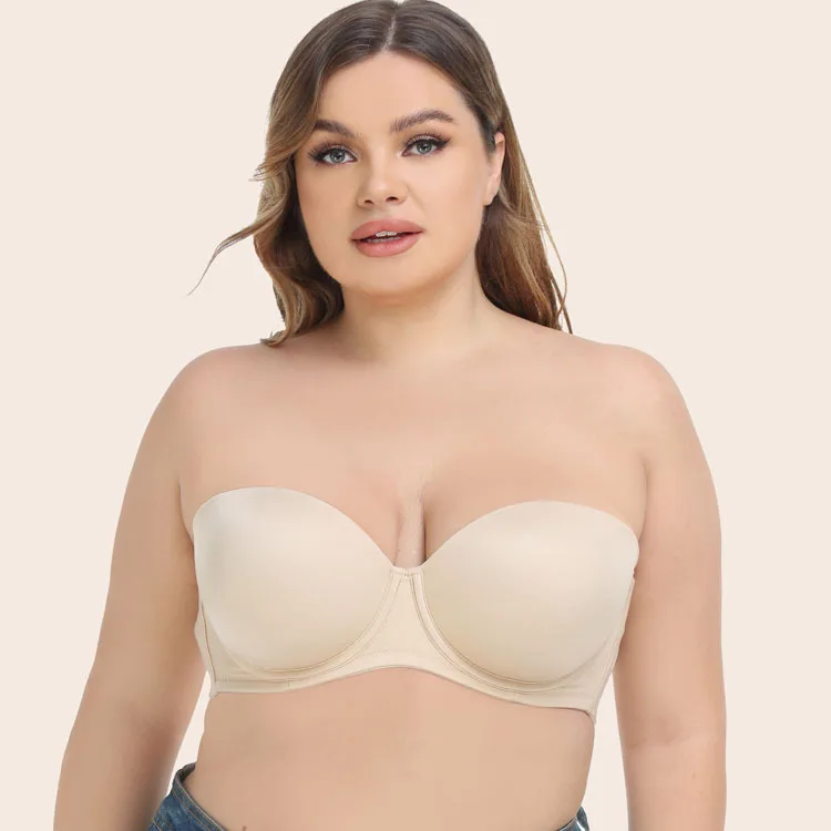 

Large Non Slip stick on Bra Wedding B C D E F G Brasier Mujer Plus Size Lingerie For Women Brassiere Femme 75 80 85 90 100 105