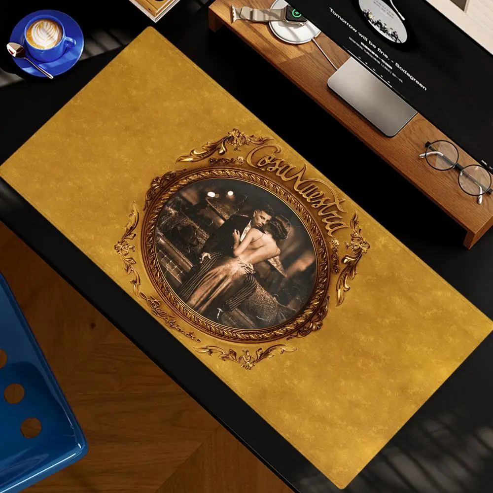 

Rauw Alejandro Cosa Nuestra Mouse Pad MouseMat XXL Computer Accessories Large Keyboard Laptop Table Pad The New Product Gamer