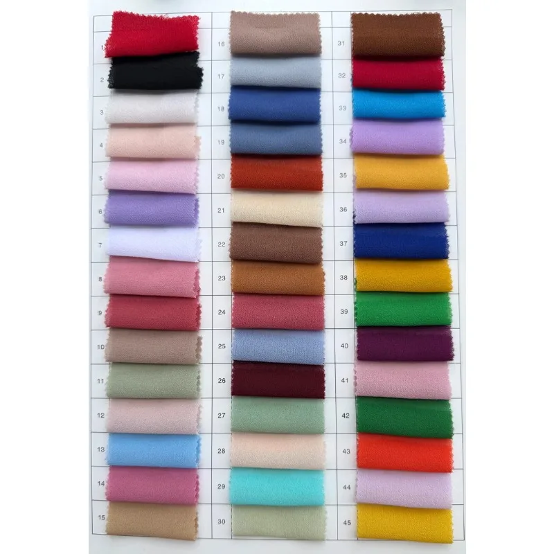 

High Quality High-density Pearl Chiffon Fabric Handmade Shirt Dress for Spring Summer Clothing Background Decoration Accessories