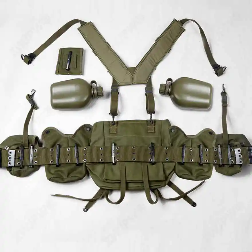 .VIETNAM WAR US ARMY M1956 M1961 M16A1 COMBAT FIELD GEAR PACKAGES MILITARY EQUIPMENT SET