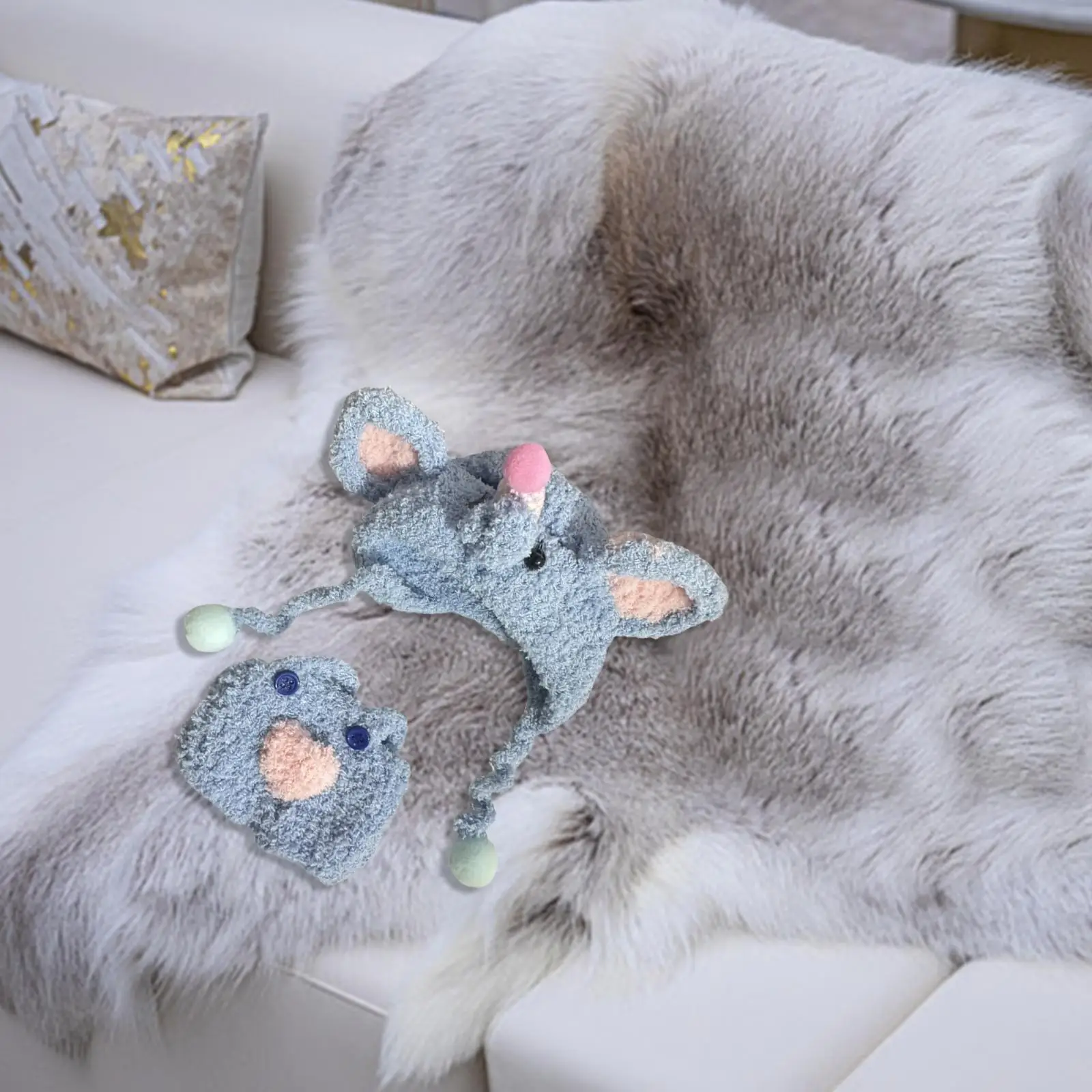 

Plush Doll Dress up Doll Outfits Elephant DIY Photo Props Overalls Hat Plush Toy Accessorie Fashion Leisure Doll Clothing