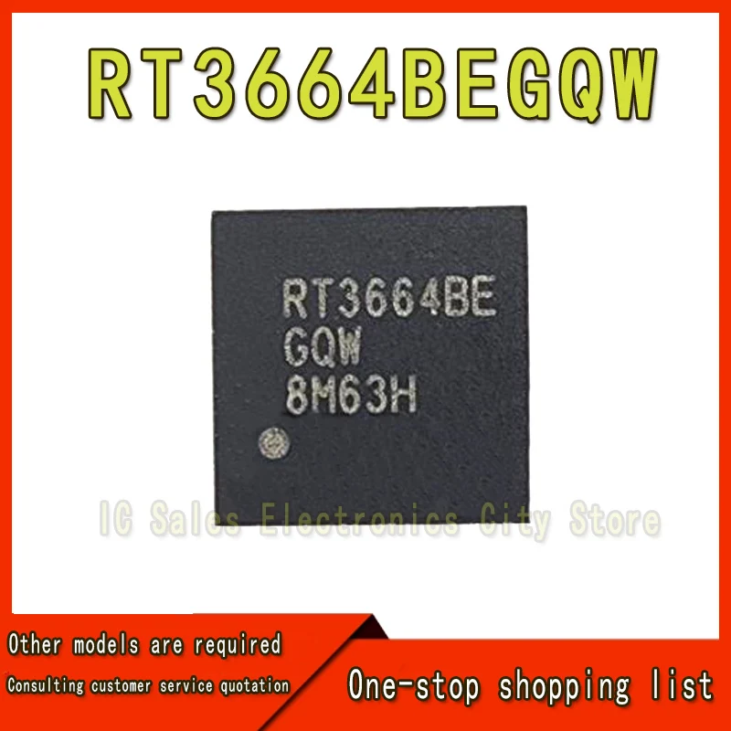 (1 pezzo) 100% nuovo chipset Rt3664be Rt3664begqw QFN-52