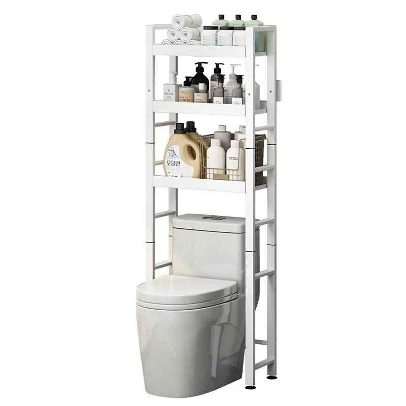 Armoire de Rangement Spacieuse avec Étagère Réglable, Finition Blanche, Économiseur d'Espace