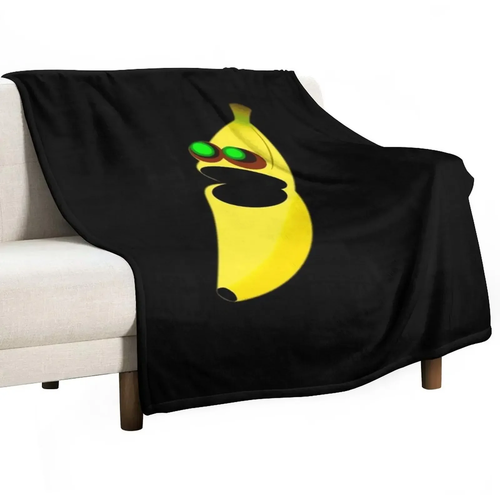 

Banana Eats Throw Blanket Multi-Purpose Warm Blankets