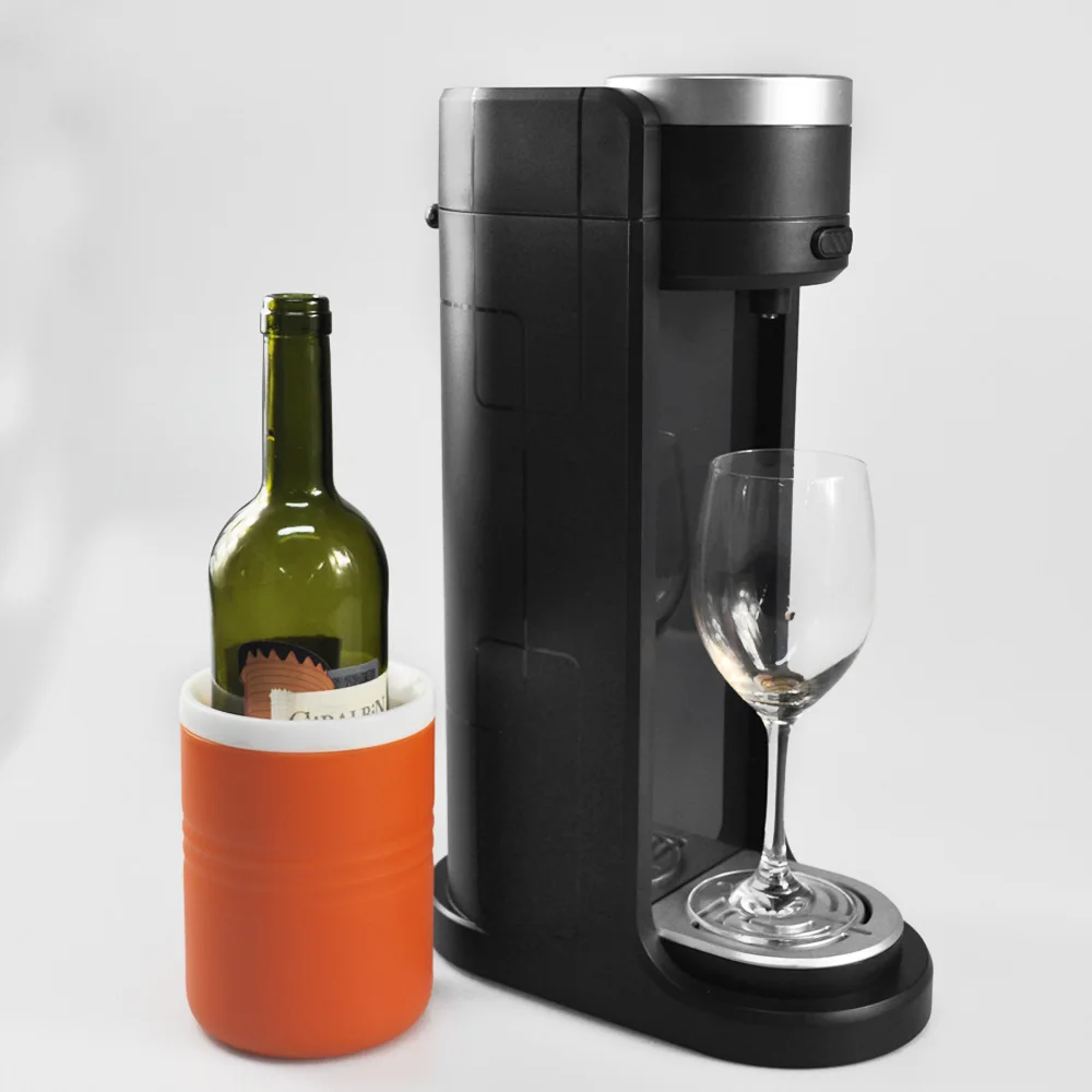 Bar accessory electric automatic wine  pump dispenser machine instant wine aerator pourer with cooler cup