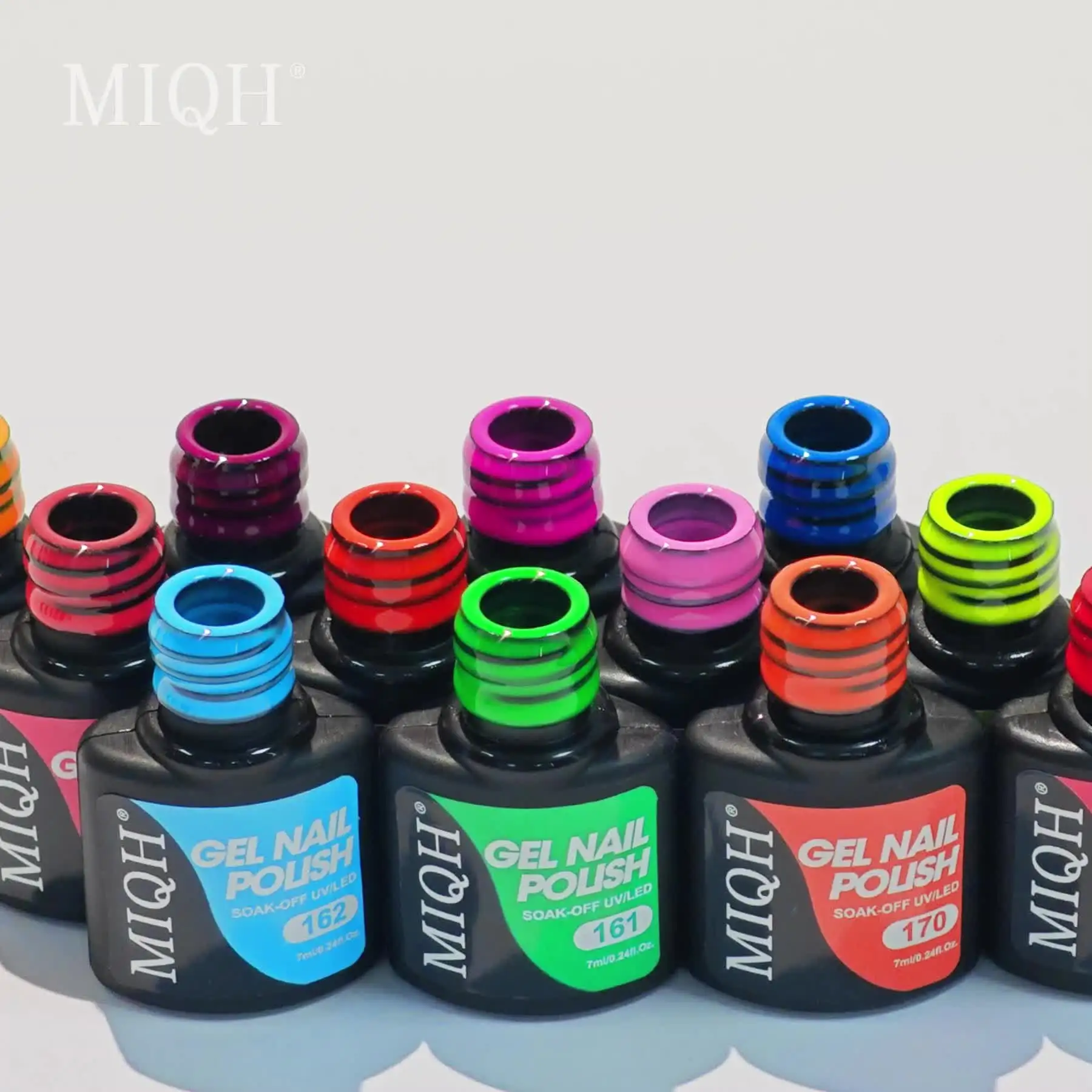 7ml Colorful UV Gel Nail Polish Bling Sequins Soak Off UV LED Nail Gel Polish, For Home Salon Nail Art DIY