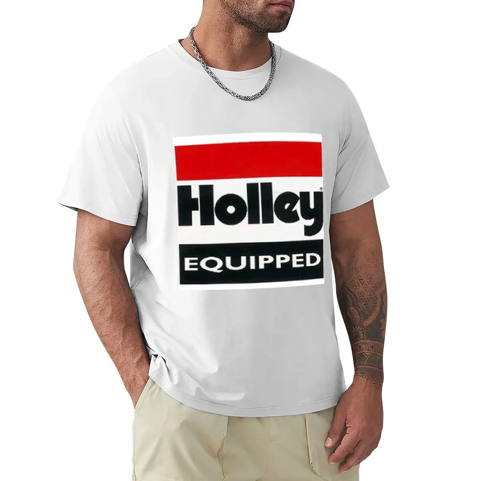 Holley Equipped T-shirt quick-drying vintage clothes plain fitted t shirts for men