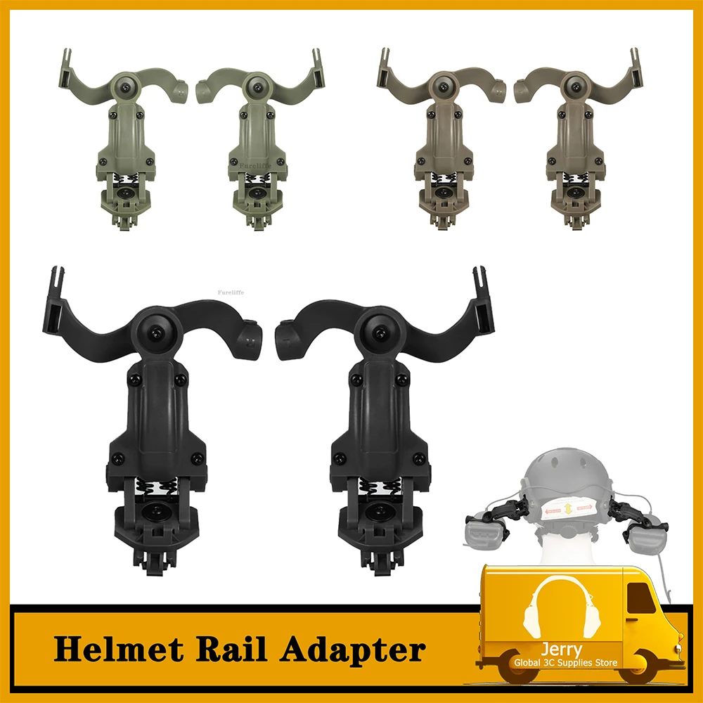 

Hot Sale！Outdoor hunting headphone accessories, mount ARC helmet track adapter/Tactical helmet track mount/headphone holder