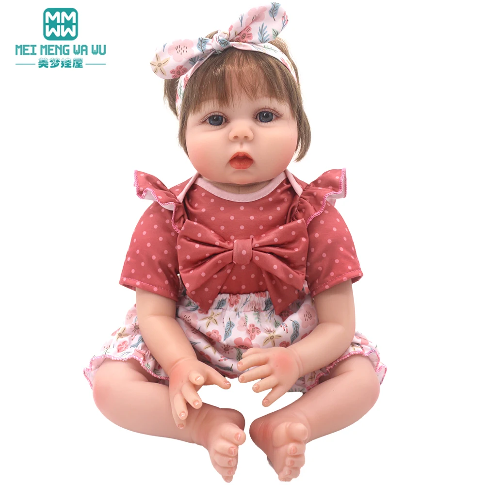 22inch Reborn babies clothes rebirth dolls Baby suits, skirts, crawling suits, gifts for girls