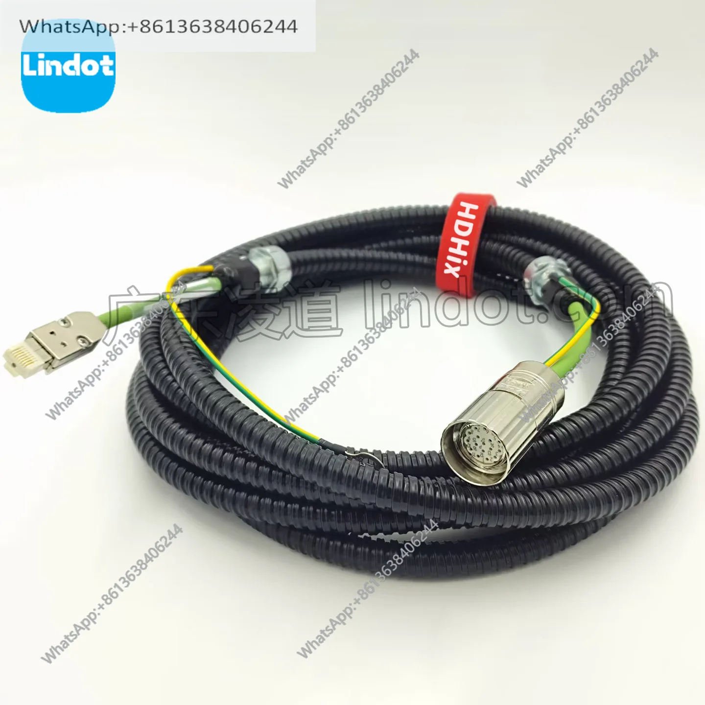 New encoder line CD-17RJ-S106-045-GSV-X01 （4.5m） metal snakeskin hose shield