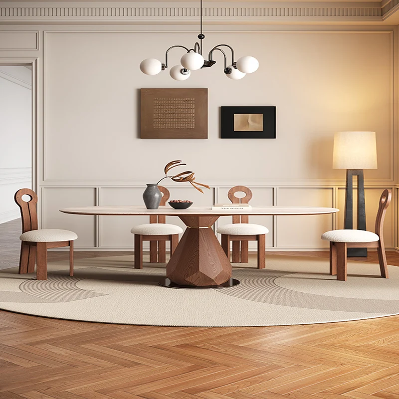 Full Dining Room Table Chair Space Saving Set Modern Coffee Tables Kitchen Chairs Extendable Entrance Hall Meble Living