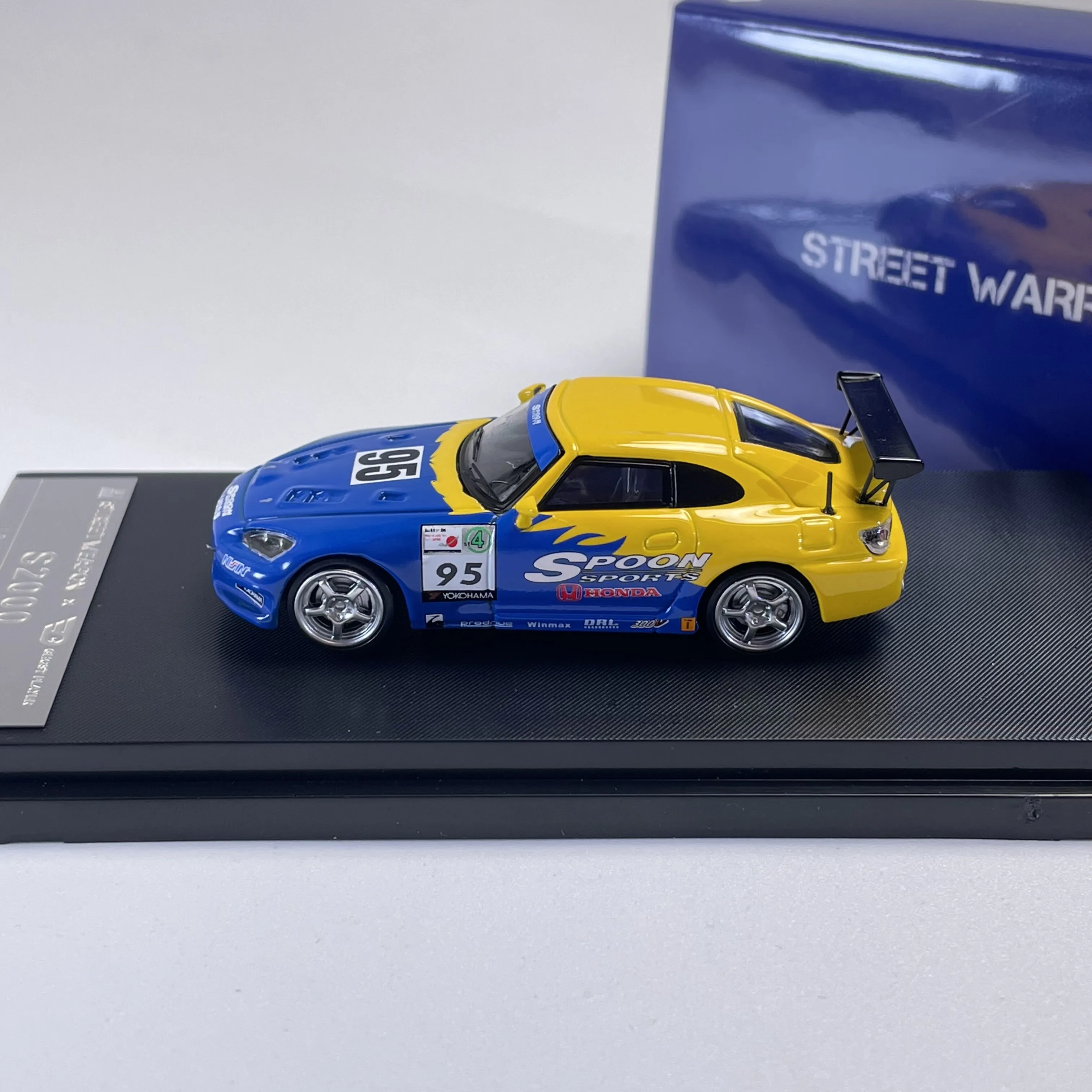 SW EG6 Spoon Carbon Fiber V2 Spoon Coating 1:64 Alloy Car Model Collectible